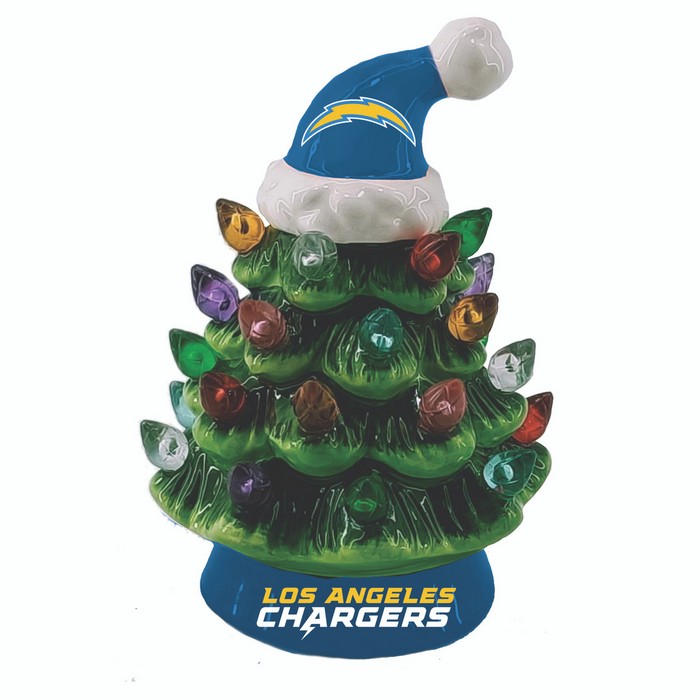 Evergreen Enterprises Los Angeles Chargers Ornament Christmas Tree LED 4 Inch