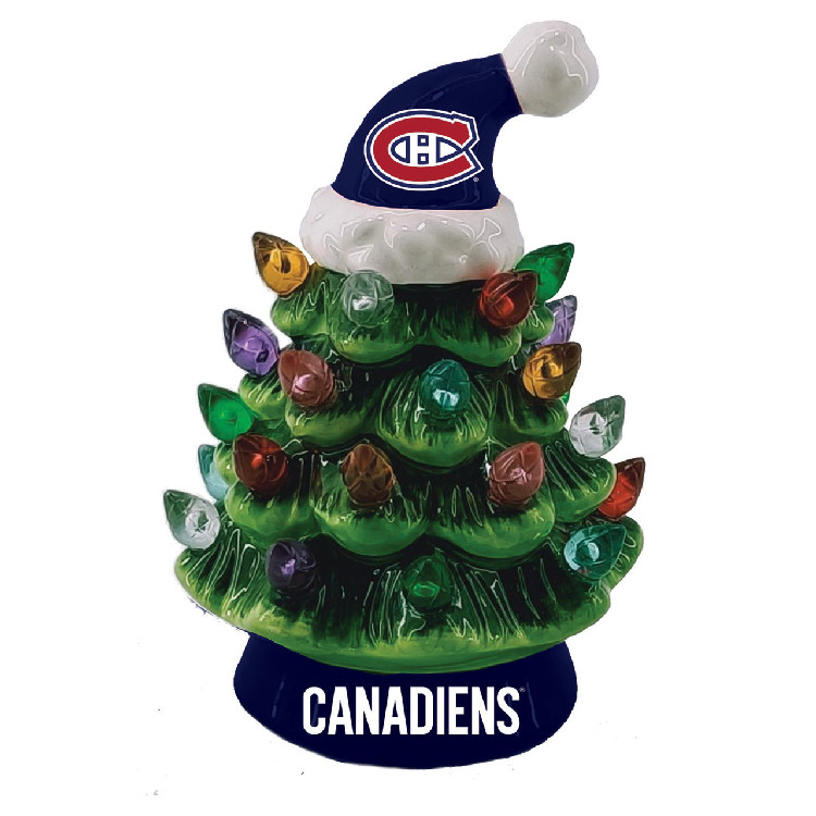 Montreal Canadiens Ornament Christmas Tree LED 4 Inch