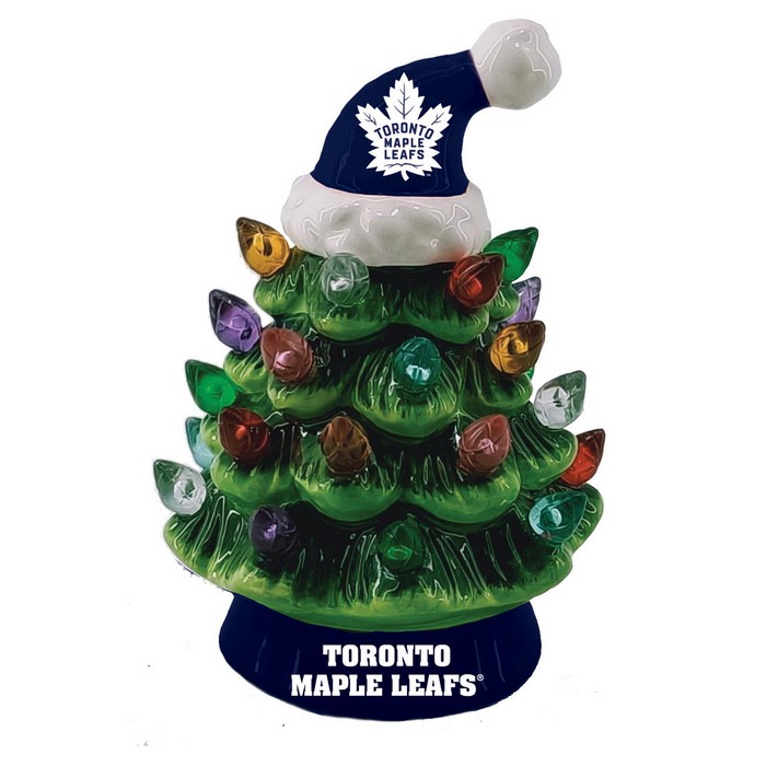 Toronto Maple Leafs Ornament Christmas Tree LED 4 Inch