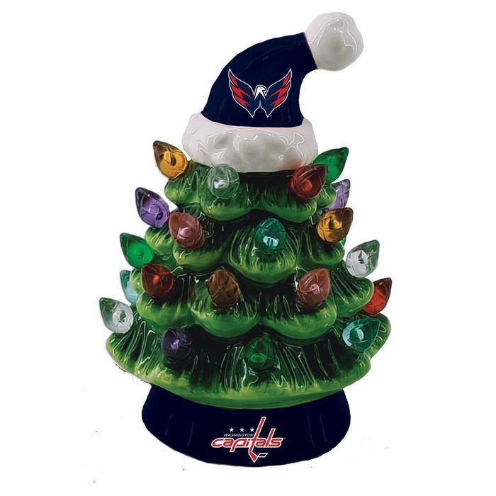 Washington Capitals Ornament Christmas Tree LED 4 Inch