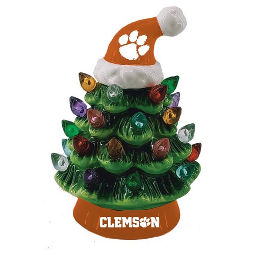 Evergreen Enterprises Clemson Tigers Ornament Christmas Tree LED 4 Inch