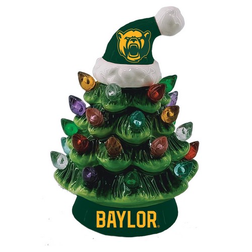 Evergreen Enterprises Baylor Bears Ornament Christmas Tree LED 4 Inch