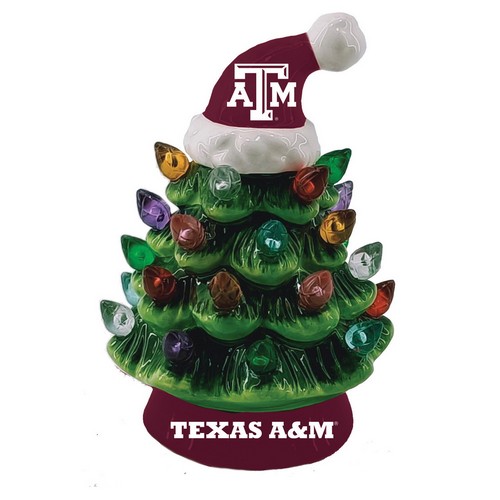 Texas A&M Aggies Ornament Christmas Tree LED 4 Inch