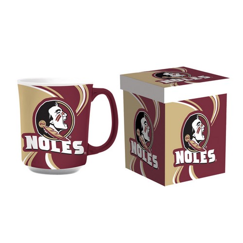 Evergreen Enterprises Florida State Seminoles Coffee Mug 14oz Ceramic with Matching Box