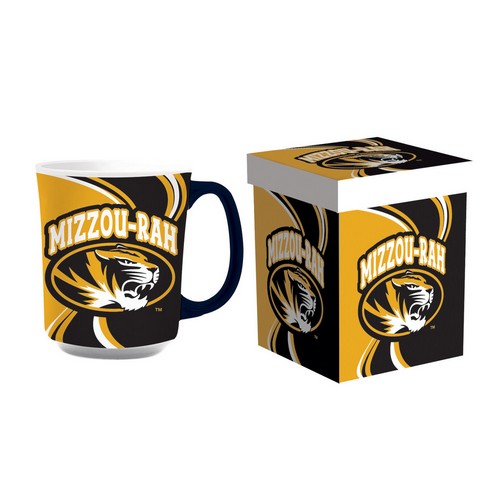 Evergreen Enterprises Missouri Tigers Coffee Mug 14oz Ceramic with Matching Box