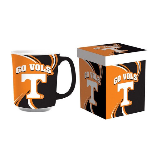 Evergreen Enterprises Tennessee Volunteers Coffee Mug 14oz Ceramic with Matching Box