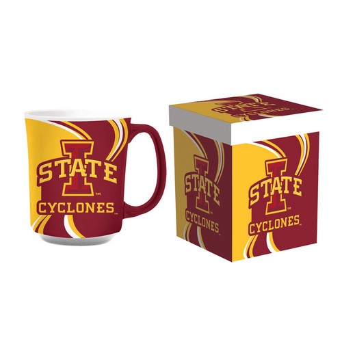 Evergreen Enterprises Iowa State Cyclones Coffee Mug 14oz Ceramic with Matching Box