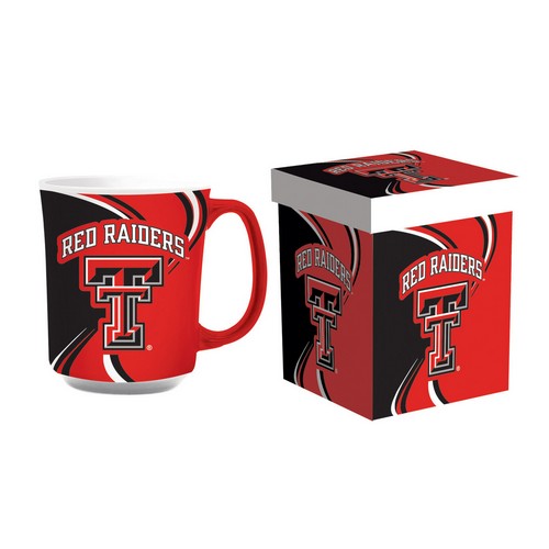 Evergreen Enterprises Texas Tech Red Raiders Coffee Mug 14oz Ceramic with Matching Box