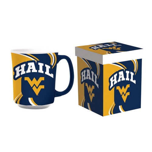 Evergreen Enterprises West Virginia Mountaineers Coffee Mug 14oz Ceramic with Matching Box