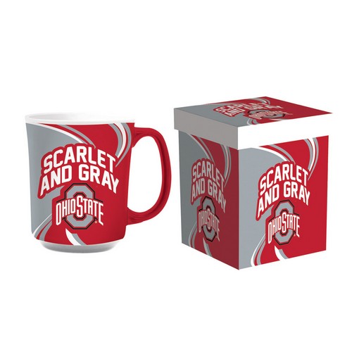 Evergreen Enterprises Ohio State Buckeyes Coffee Mug 14oz Ceramic with Matching Box