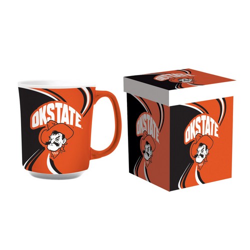 Evergreen Enterprises Oklahoma State Cowboys Coffee Mug 14oz Ceramic with Matching Box