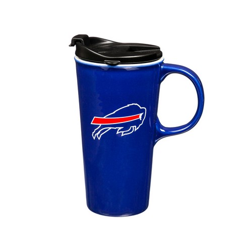 Evergreen Enterprises Buffalo Bills Drink 17oz Travel Latte Boxed