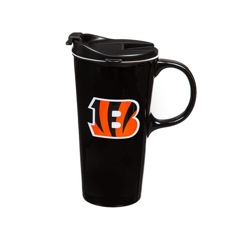 Evergreen Enterprises Cincinnati Bengals Drink 17oz Travel Latte Boxed