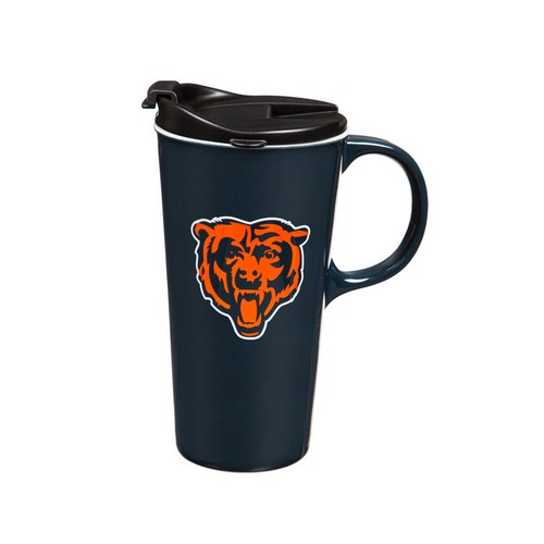 Evergreen Enterprises Chicago Bears Drink 17oz Travel Latte Boxed