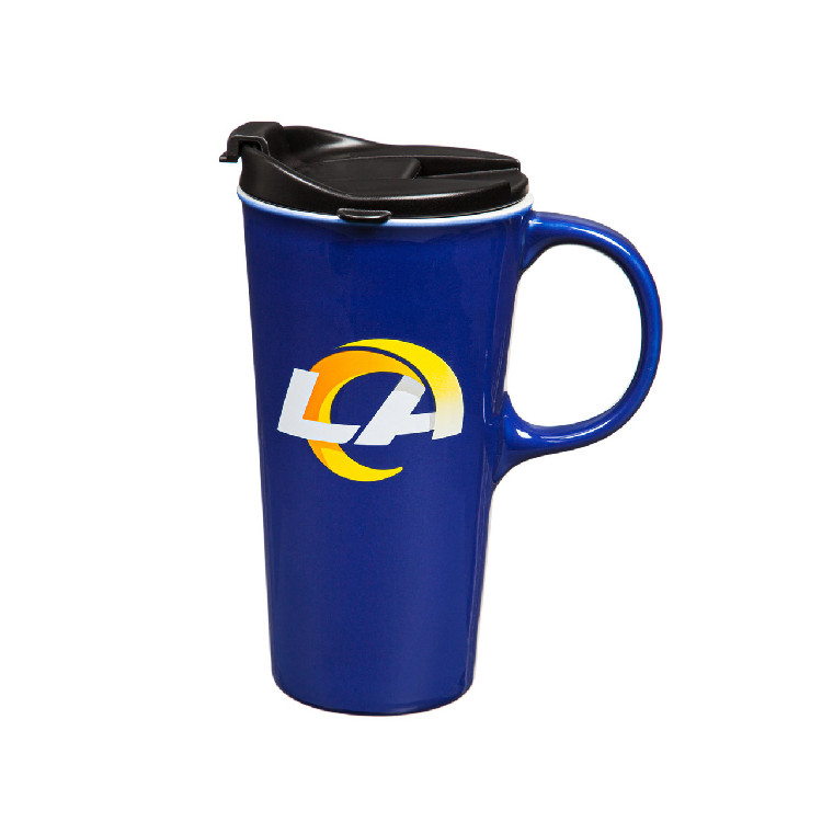 Los Angeles Rams Drink 17oz Travel Latte Boxed