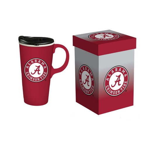 Alabama Crimson Tide Drink 17oz Travel Latte Boxed