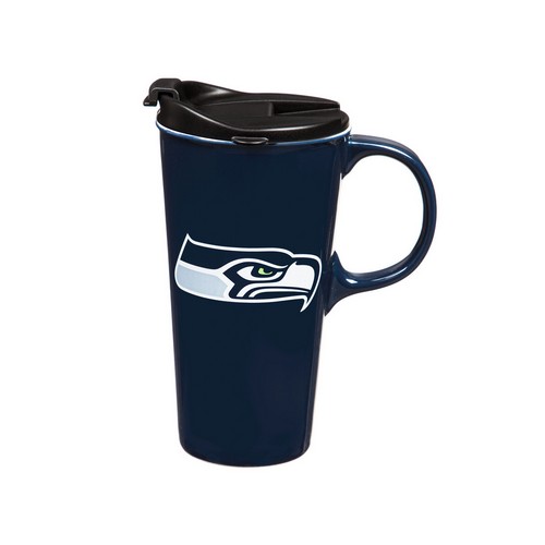 Seattle Seahawks Drink 17oz Travel Latte Boxed