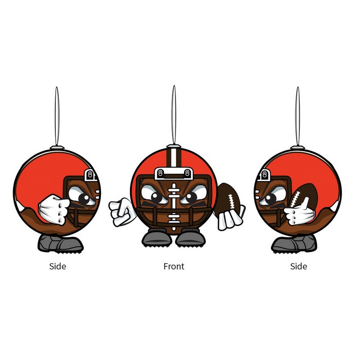 Cleveland Browns Ornament Ball Head