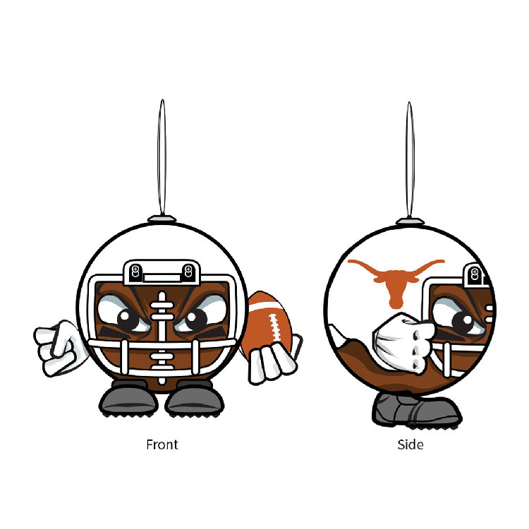 Texas Longhorns Ornament Ball Head