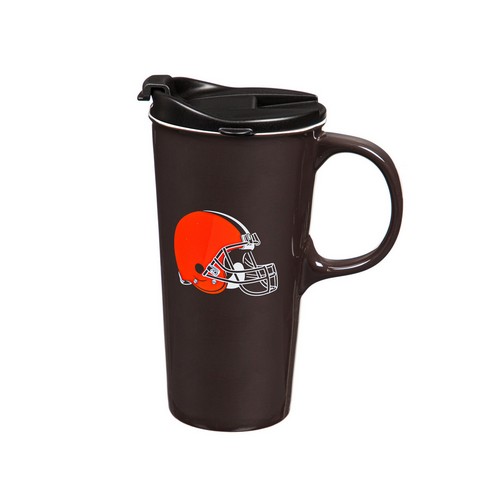 Cleveland Browns Drink 17oz Travel Latte Boxed