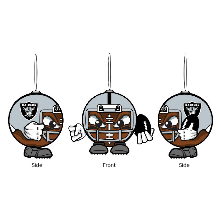 Las Vegas Raiders Ornament Ball Head