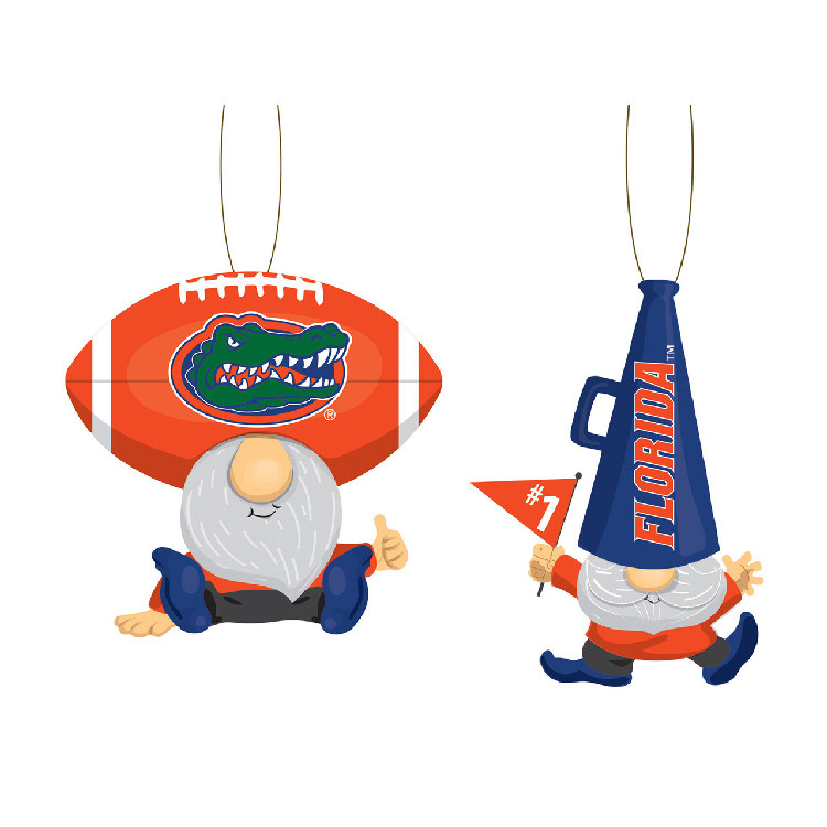 Florida Gators Ornament Gnome Fan 2 Pack