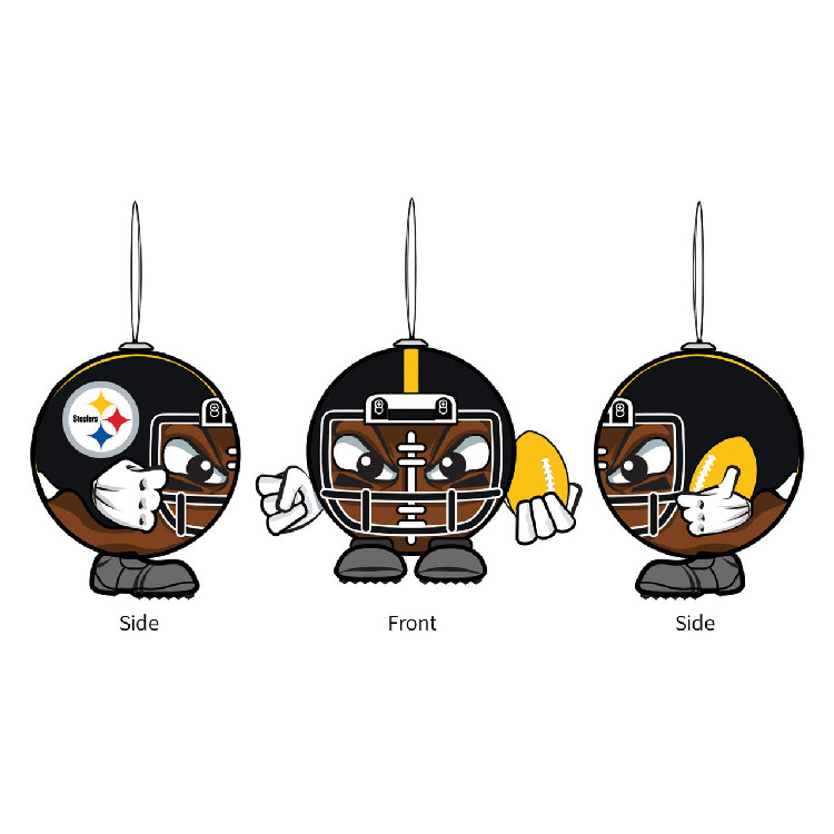 Pittsburgh Steelers Ornament Ball Head