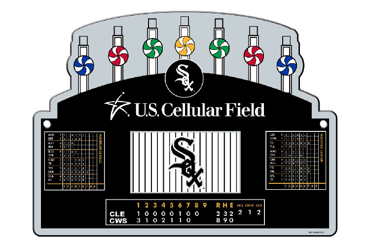 Chicago White Sox Sign 12x18 Plastic US Cellular Field CO