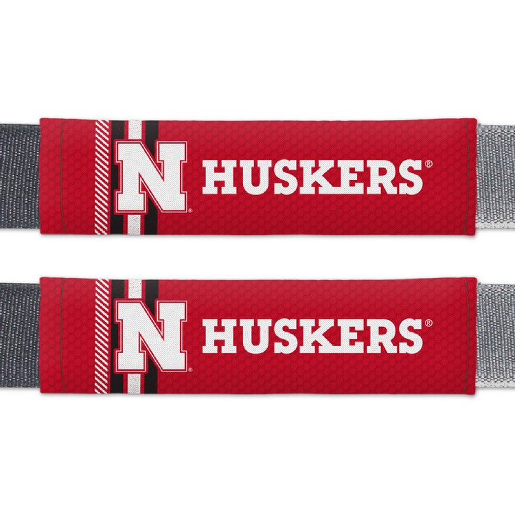 Nebraska Cornhuskers Seat Belt Pads Rally Design CO