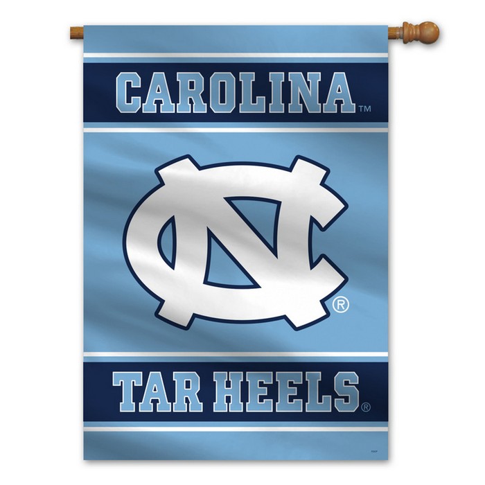 North Carolina Tar Heels Banner 28x40 House Flag Style 2 Sided CO