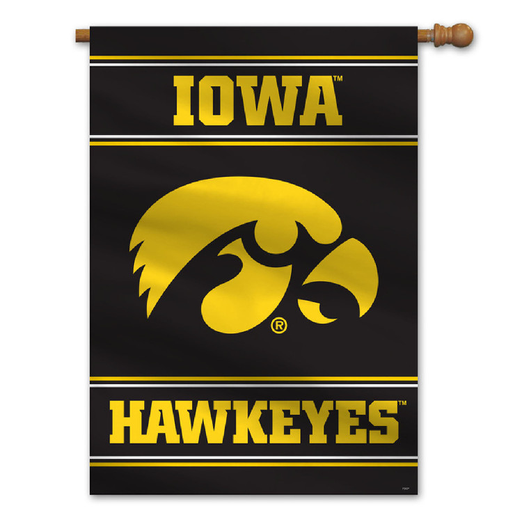 Iowa Hawkeyes Banner 28x40 House Flag Style 2 Sided CO