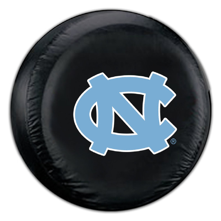 North Carolina Tar Heels Tire Cover Large Size Black CO