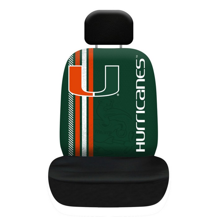 Miami Hurricanes Seat Cover Rally Design CO