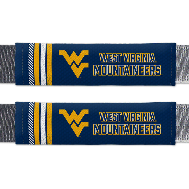 West Virginia Mountaineers Seat Belt Pads Rally Design CO