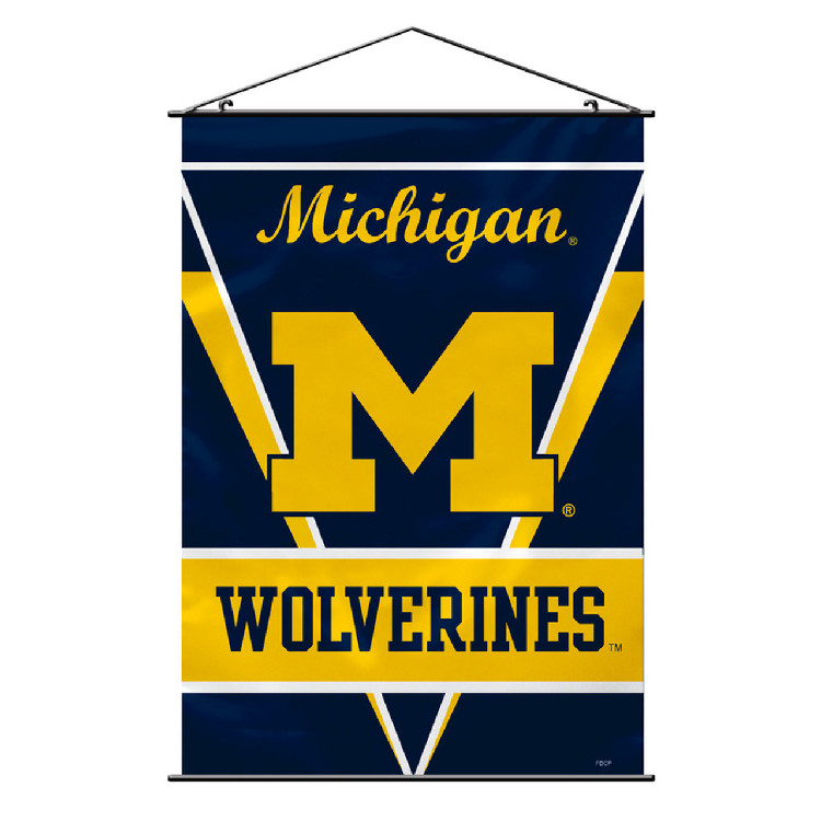 Michigan Wolverines Banner 28x40 Wall Style CO