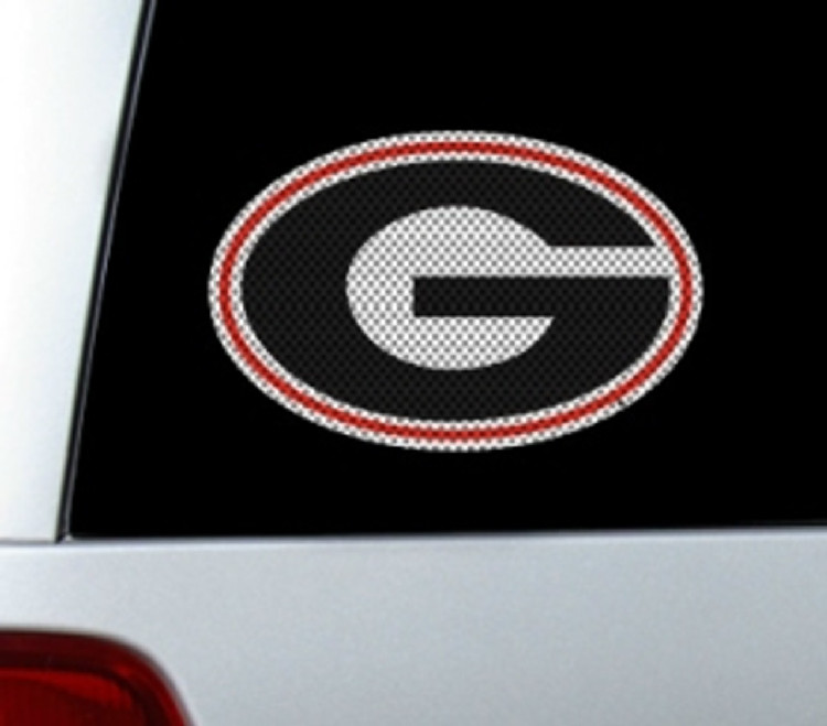 Georgia Bulldogs Window Film 12 Inch Die Cut CO