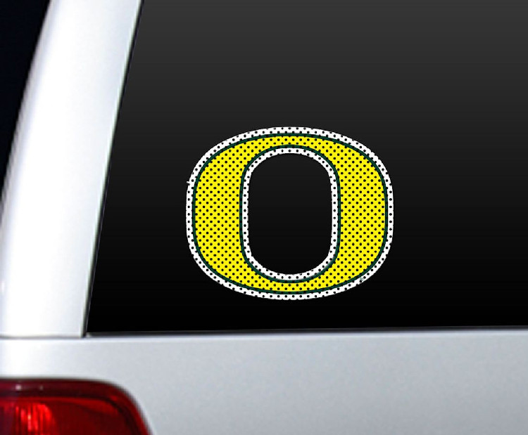 Oregon Ducks Window Film 12 Inch Die Cut CO