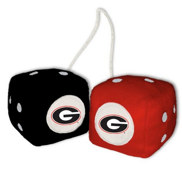 Georgia Bulldogs Fuzzy Dice CO