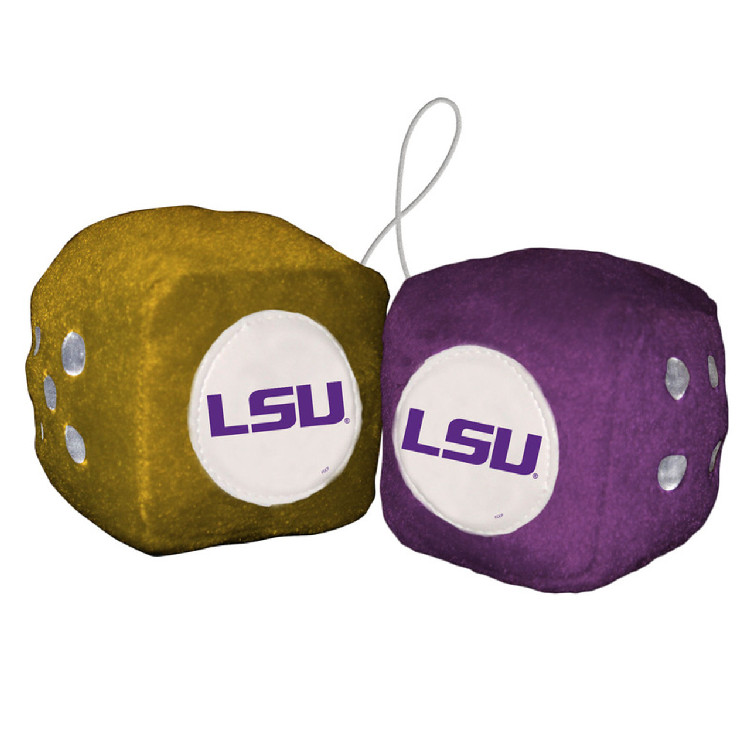 LSU Tigers Fuzzy Dice CO