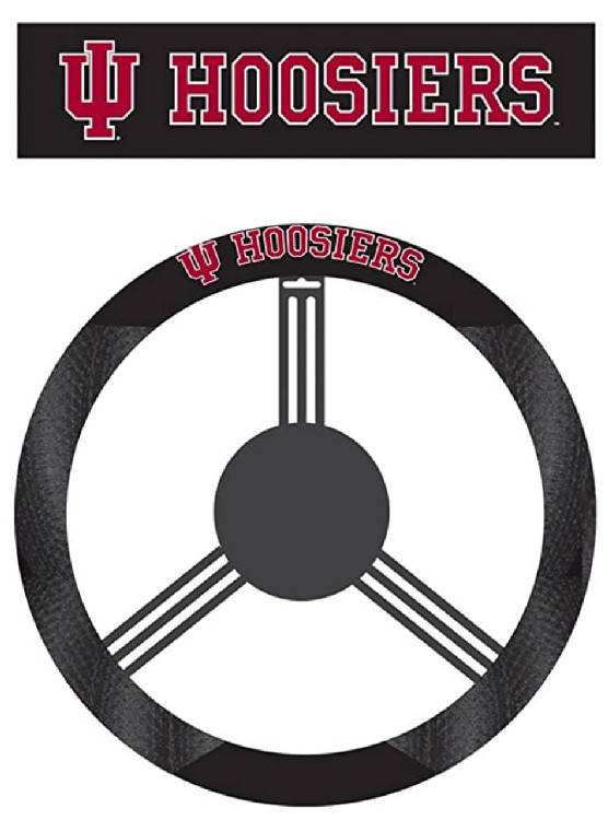 Indiana Hoosiers Steering Wheel Cover Mesh Style CO