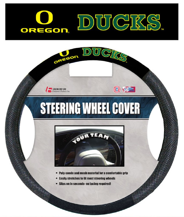 Oregon Ducks Steering Wheel Cover Mesh Style CO