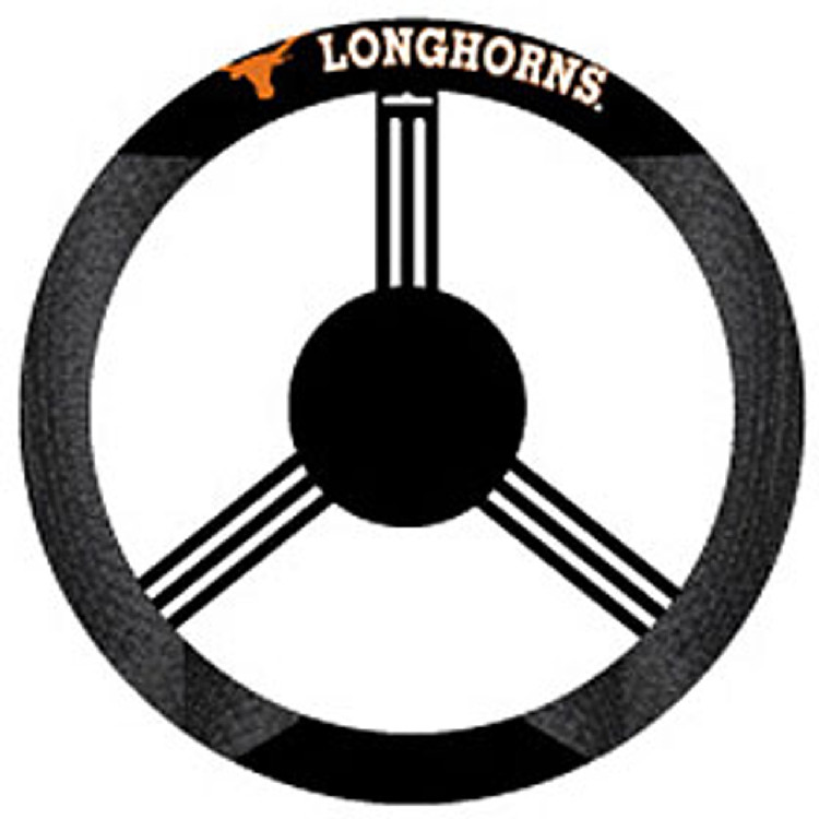 Texas Longhorns Steering Wheel Cover Mesh Style CO