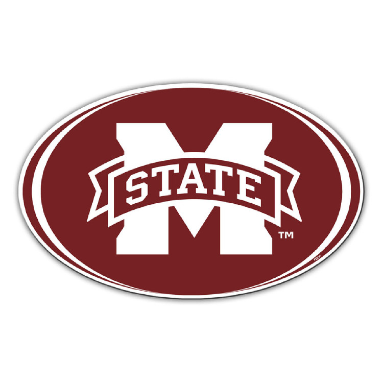 Mississippi State Bulldogs Magnet Car Style 8 Inch CO