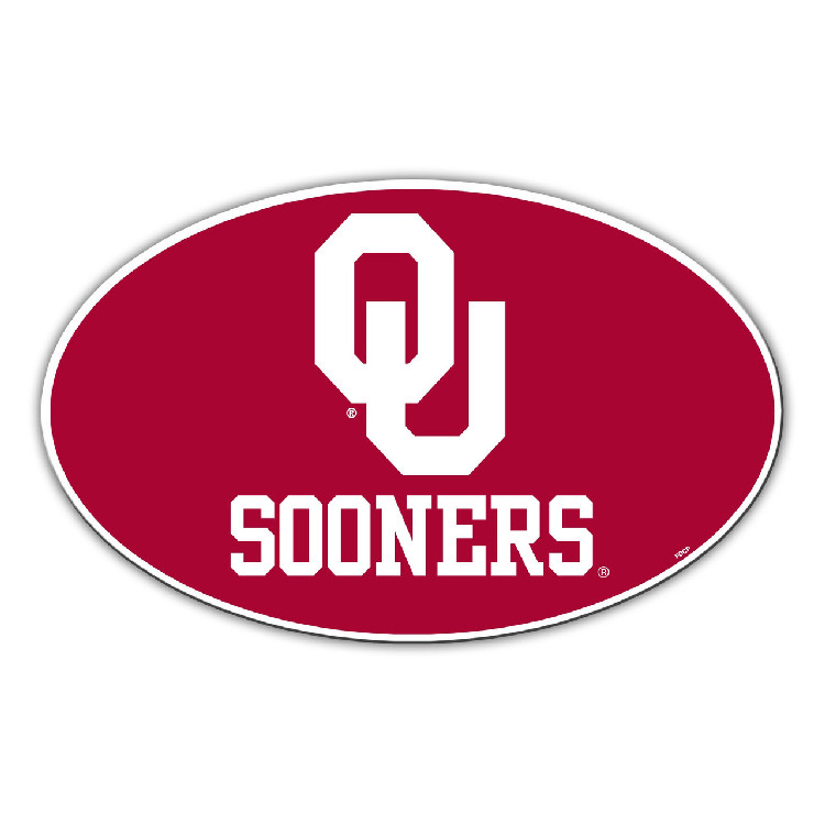 Oklahoma Sooners Magnet Car Style 8 Inch CO