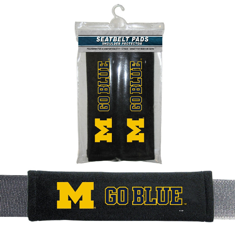 Michigan Wolverines Seat Belt Pads CO