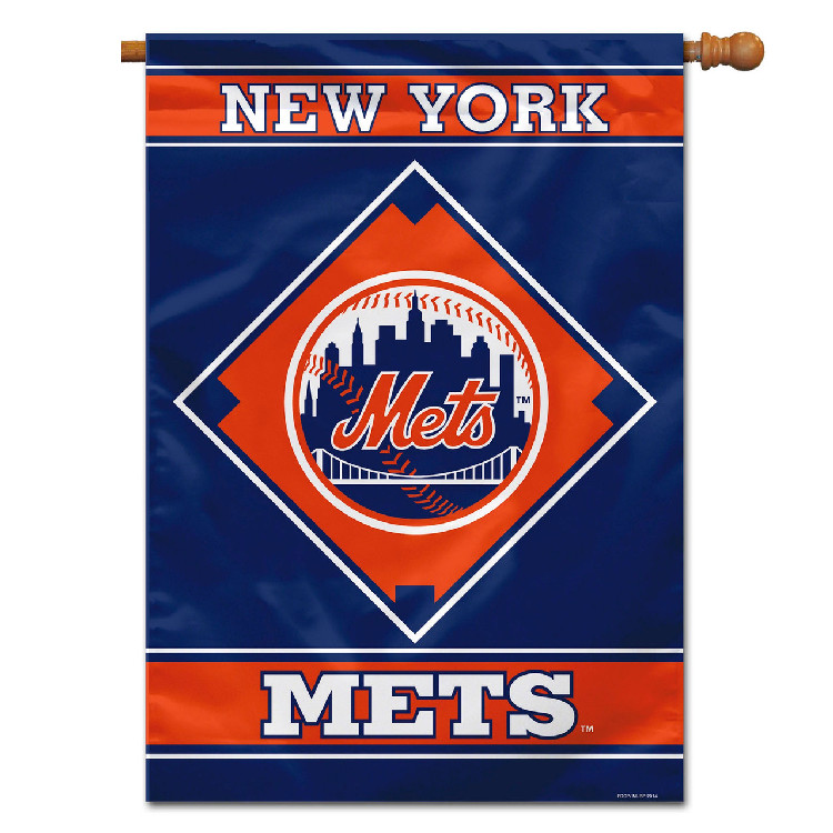 New York Mets Flag 28x40 House 1-Sided CO