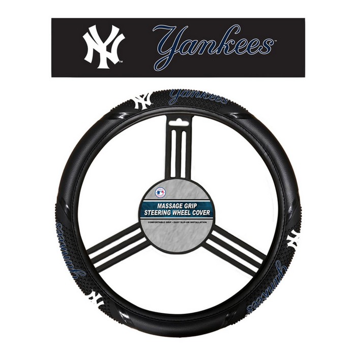 New York Yankees Steering Wheel Cover Massage Grip Style CO