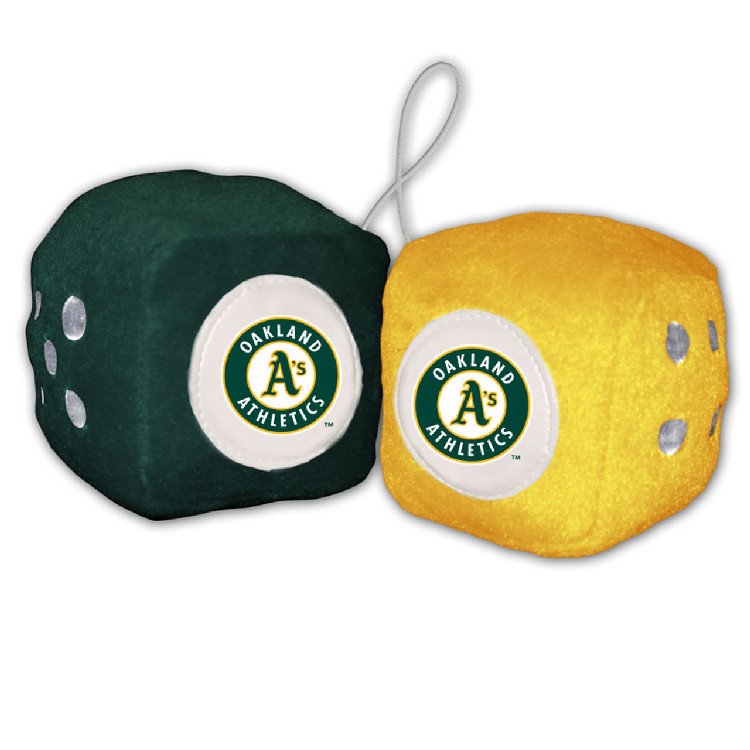 Oakland Athletics Fuzzy Dice CO