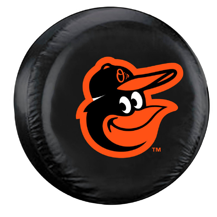 Baltimore Orioles Tire Cover Large Size Black CO