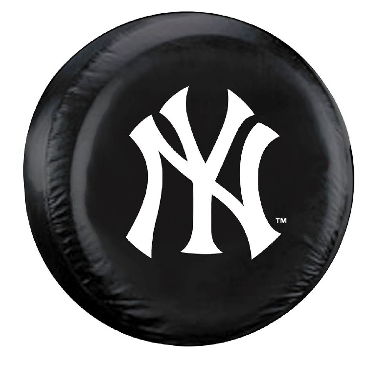 New York Yankees Tire Cover Standard Size Black CO